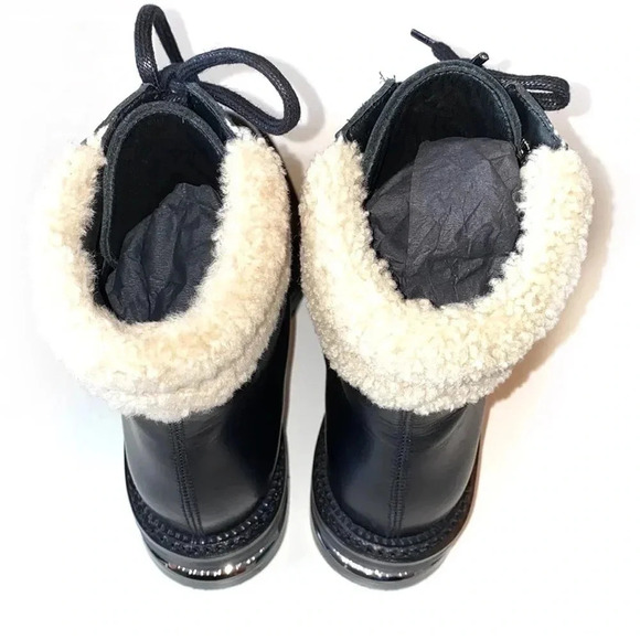 Alexander Wang Andy Hiker Calf Shearling Boot 36.5 - Picture 5 of 10